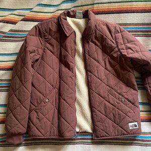 North Face Quilted Jacket with Fleece Lining